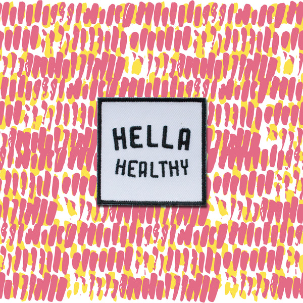 Hella Healthy 2in Iron on Patch